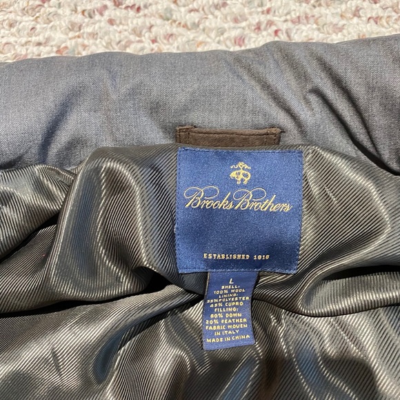 Brooks Brothers - Men’s Size L Grey 100% Jacket - Picture 3 of 5